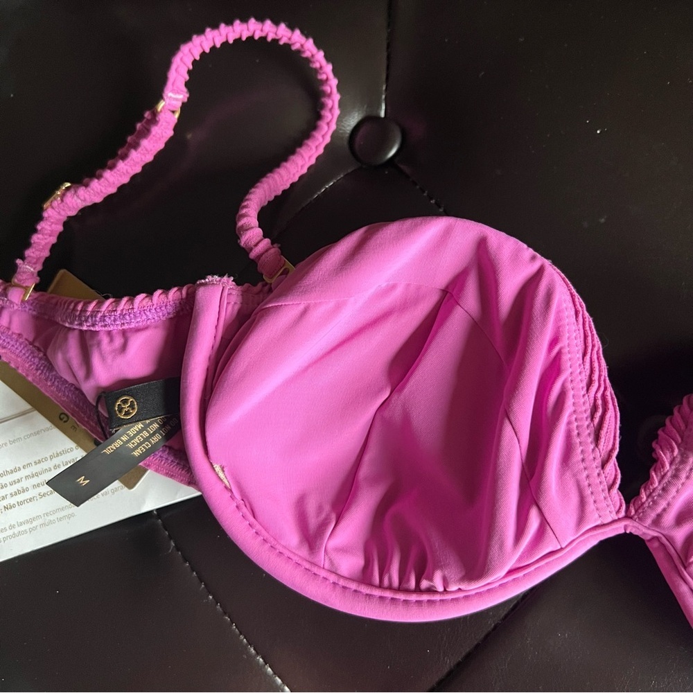 NWT Vix Taylor Bikini Top in Kayla Lotus, size M - Picture 5 of 6